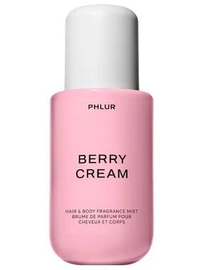 Phlur Berry Cream Hair & Body Fragrance Mist - Pink